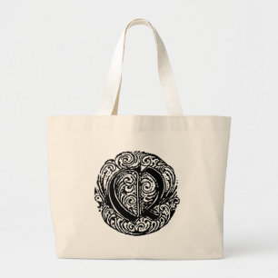 Grand Tote Bag Monarchie "Q"