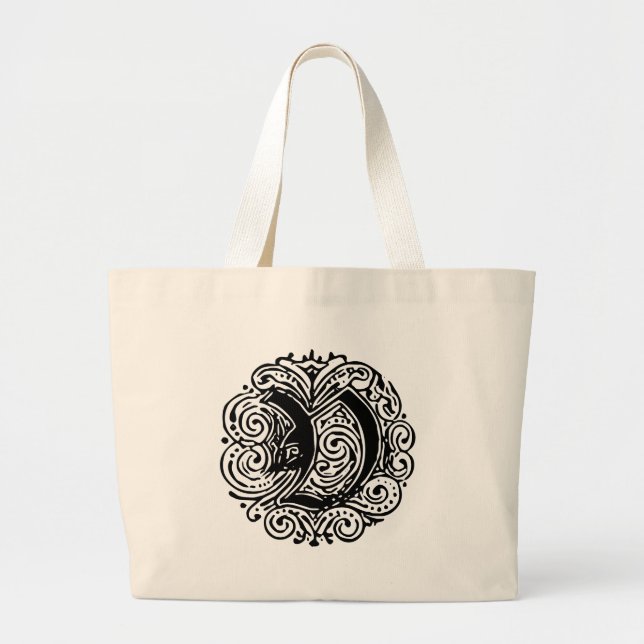 Grand Tote Bag Monarchie "V" (Devant)