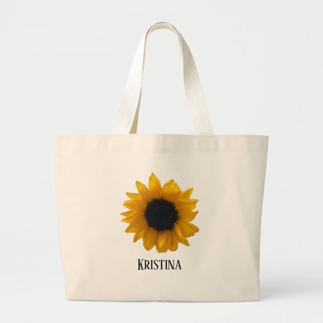 Grand Tote Bag MONOGRAM SUNFLOWER fourre-tout (Devant)