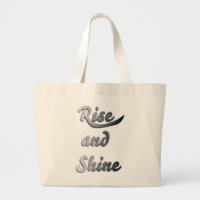 Grand Tote Bag Montez et brillez (Devant)