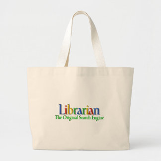 Grand Tote Bag Moteur de recherche d'original de bibliothécaire