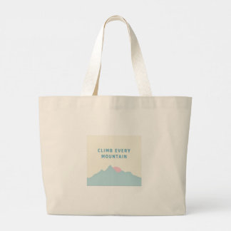 Grand Tote Bag Motivation de la montagne