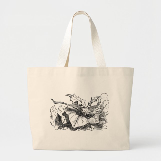 Grand Tote Bag Mouche instantanée de dragon (Devant)