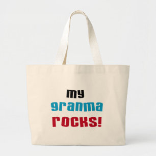 Grand Tote Bag My Granma Rocks T-shirts et cadeaux
