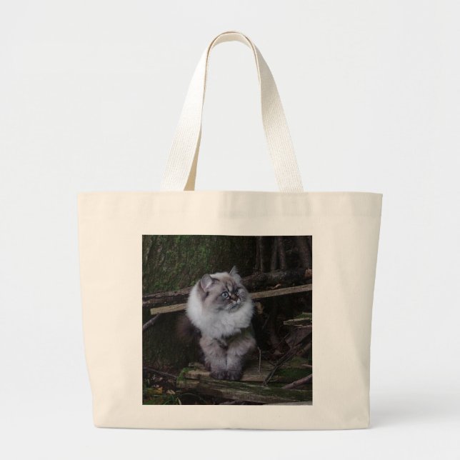 Grand Tote Bag Nami le chat (Devant)