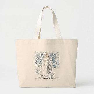 Grand Tote Bag Navette spatiale dans Tagxedo