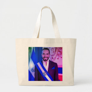 Grand Tote Bag Nayib Bukele, Président du Salvador