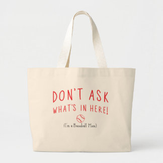 Grand Tote Bag Ne demandez pas ce qu'il y a ici ! (Je suis une ma