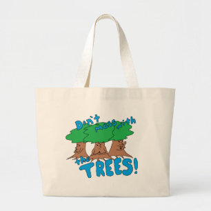 Grand Tote Bag Ne manquez pas les arbres !