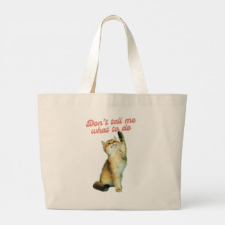 Grand Tote Bag Ne me dites pas quoi faire des cadeaux Amoureux de