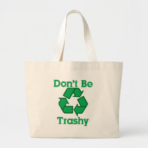 Grand Tote Bag Ne soyez pas sans valeur réutilisent la toile