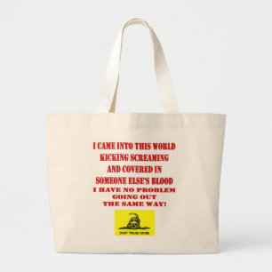 GRAND TOTE BAG NE T'EN PRENDS PAS POUR MOI