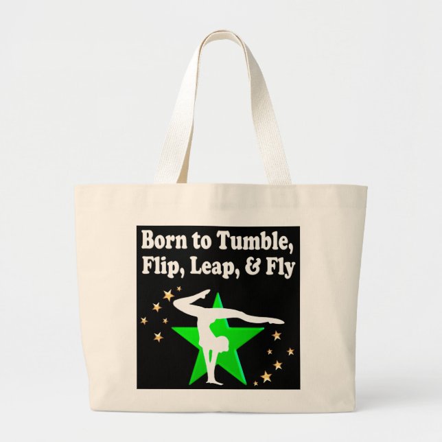 GRAND TOTE BAG NÉE À LA CONCEPTION DE LA GYMNASTIQUE TUMBLE (Devant)
