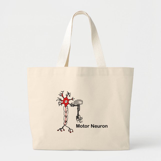 Grand Tote Bag Neuron moteur (Devant)