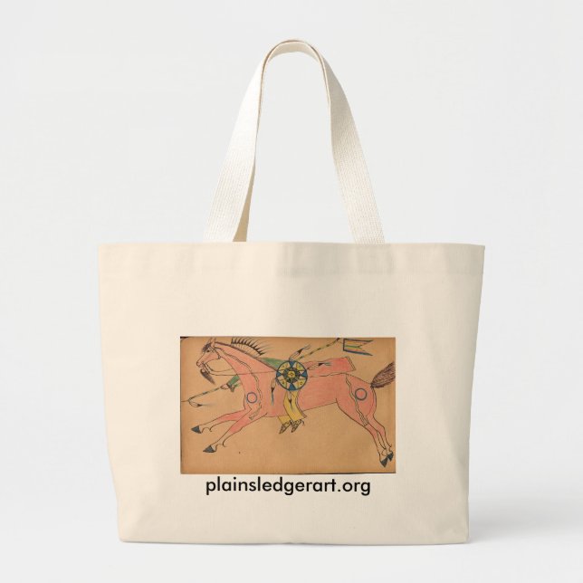 Grand Tote Bag No. 4, chemise de guerrier d'os de Walter (Devant)