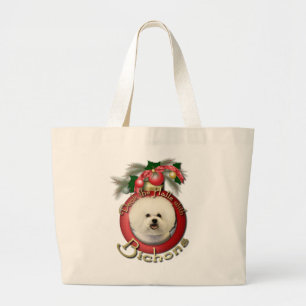 Grand Tote Bag Noël - plate-forme les halls - Bichons