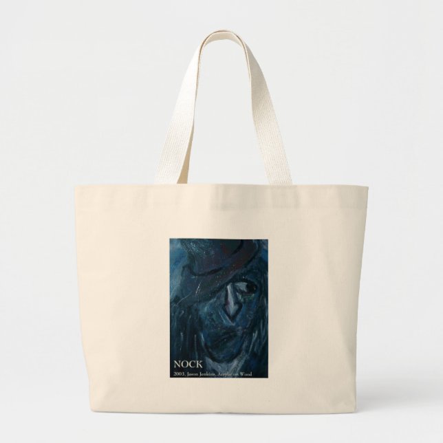 Grand Tote Bag noircir (Devant)