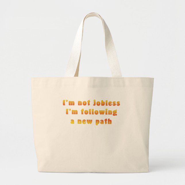 Grand Tote Bag Non sans emploi (Devant)