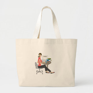 Grand Tote Bag Note d'interne