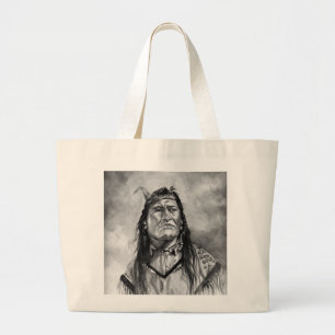 Grand Tote Bag Nouveau coffre, Indien de Piegan