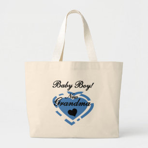 Grand Tote Bag Nouveau Grand-mère Baby Boy Tshirts et cadeaux