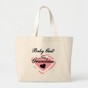 Grand Tote Bag Nouveau Grand-mère Baby Girl Tshirts et cadeaux