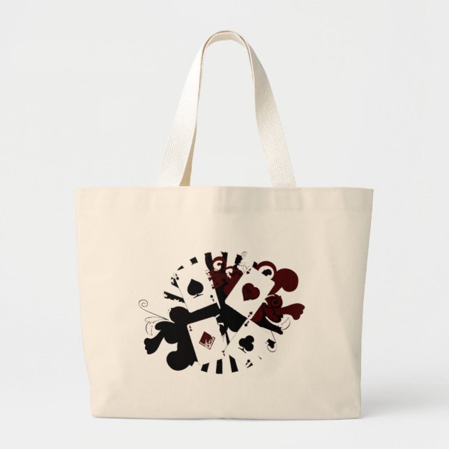 Grand Tote Bag Nouveaux as de cru de couleur (Devant)