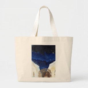 Grand Tote Bag Nuit l'ange a obtenu ses ailes 2014