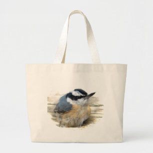 Grand Tote Bag Nuthatch à poitrine rouge