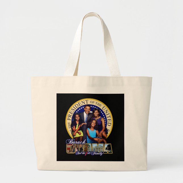 GRAND TOTE BAG OBAMAFIRSTFAMILY (Devant)