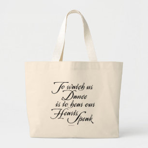 Grand Tote Bag Observez-nous danser