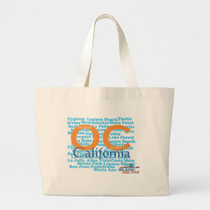 Grand Tote Bag OC - Comté d'Orange, la Californie