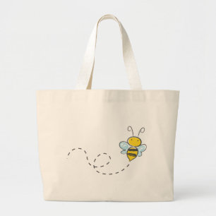 Grand Tote Bag Occupé gaffez l'abeille