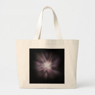 Grand Tote Bag Œuvre d'art de rafale cosmique