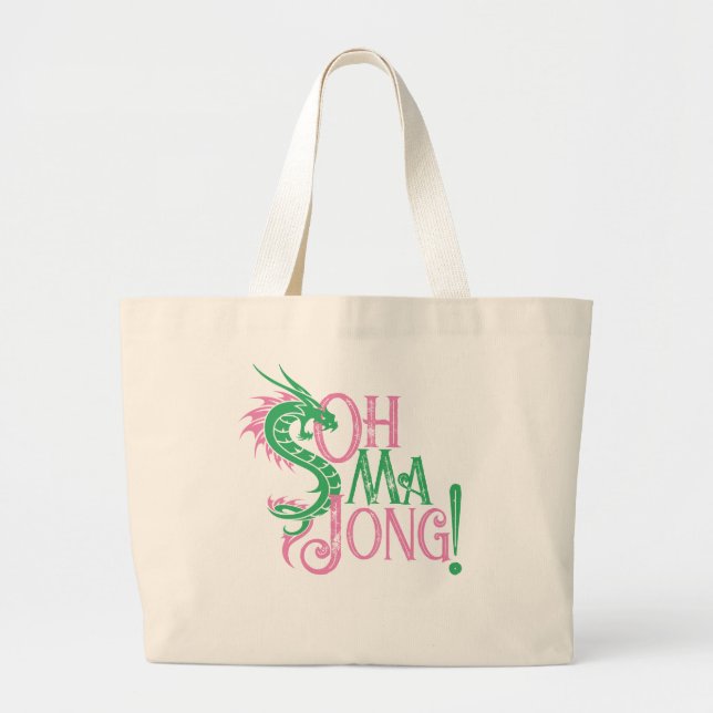 Grand Tote Bag Oh Mah Jong ! | Mah-Jongg (Devant)