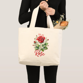 Grand Tote Bag Oh mon Rose