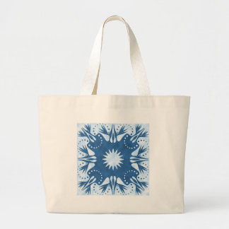 Grand Tote Bag Oiseau de bloc hawaïen d'édredon de paradis