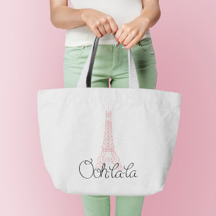Grand Tote Bag Ooh la la ! Tour Eiffel