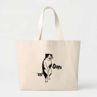 Grand Tote Bag Oops cat