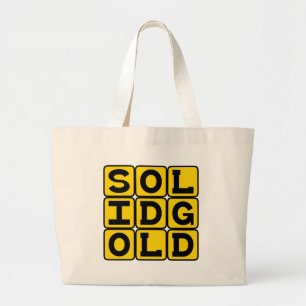 Grand Tote Bag Or Massif, Mème Internet