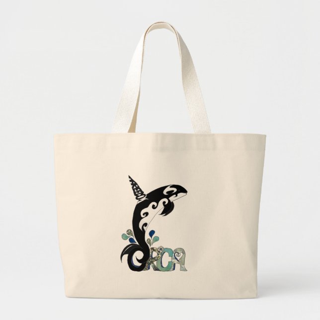 Grand Tote Bag Orca Freedom (Devant)