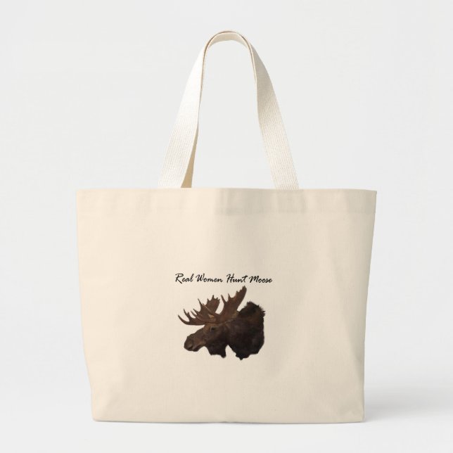 Grand Tote Bag Orignaux de chasse à vraies femmes (Devant)