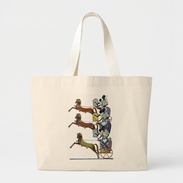 Grand Tote Bag Ornamnet égyptien #2 sur Emporio Moffa (Devant)