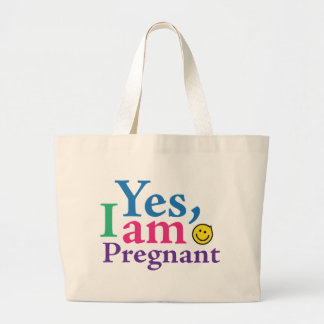 Grand Tote Bag Oui je suis enceinte