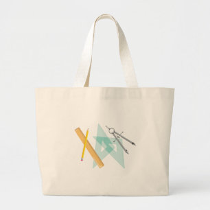 Grand Tote Bag Outils de dessin