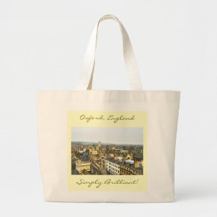 Grand Tote Bag Oxford, Angleterre, vue élevée de St, simplement