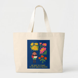 Grand Tote Bag paix pour la Palestine