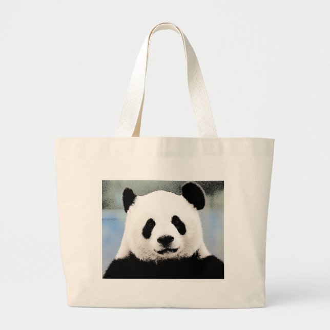Grand Tote Bag Panda (Devant)