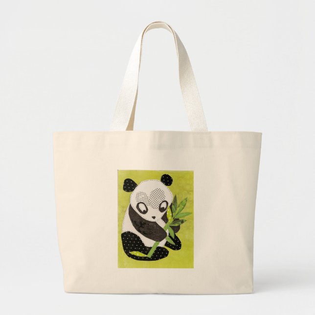 Grand Tote Bag Panda Fourre-tout (Devant)