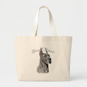 Grand Tote Bag Papa (bleu) 2 de great dane